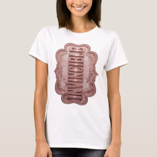 T-shirt Impression INVISIBLE Rose Clair