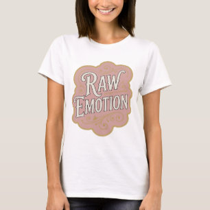 T-shirt Impression Moderne Rose ÉMOTION BRUTE