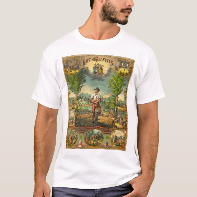 T-shirt Impression promotionnelle Pour Membres Grange (Devant)