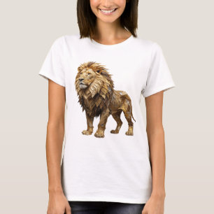 T-shirt Impression Statement Silver ROI LION Print