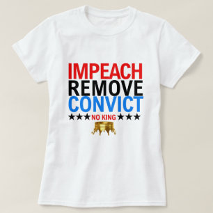 T-shirt Impression vintage Supprimer Condamnation Aucun Ro