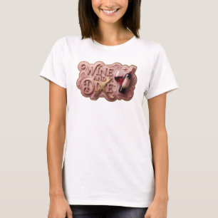 T-shirt Impression WINE ET DIXE Or Drôle