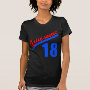 T-shirt Impressionnant à 18 années de 18ème anniversair