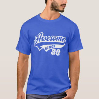 T-shirt Impressionnant depuis 1980