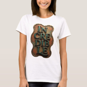 T-shirt Impressionnant Or INCROYABLE Imprimé