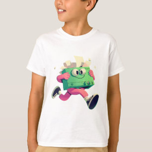 T-shirt Imprimante en marche avec papiers volants – Humour