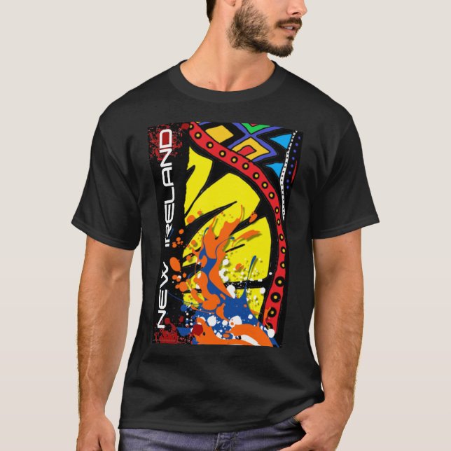 T-shirt Imprimantes NIPS-Papouasie-Nouvelle-Guinée (Devant)
