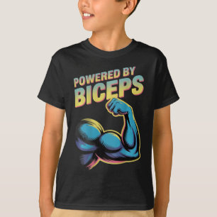 T-shirt Imprimé au dos Humour de gym amusant Gains de bice