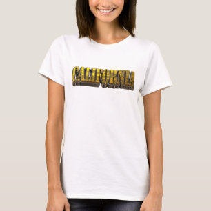T-shirt Imprimé CALIFORNIA Orange Audacieux