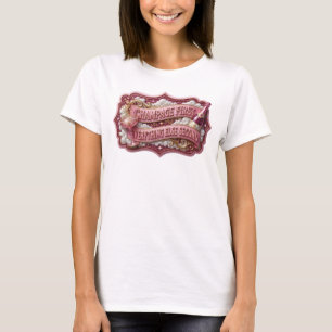 T-shirt Imprimé CHAMPAGNE FIRST Rouge Frapant