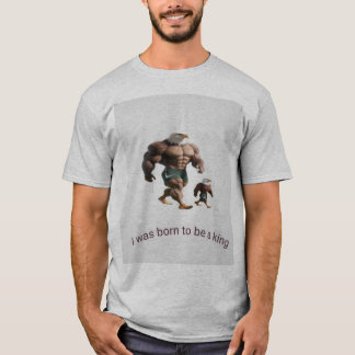 T-shirt imprimé d'image d'aigle