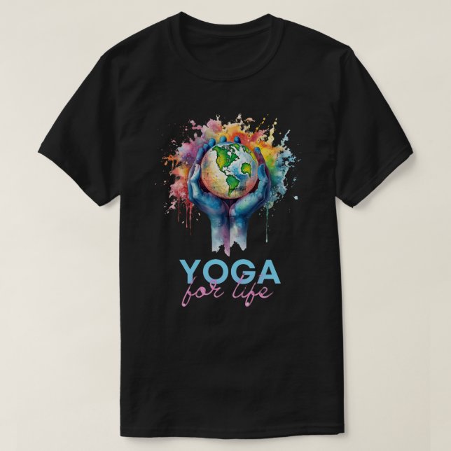 T-shirt imprimé pour Yoga (Design devant)