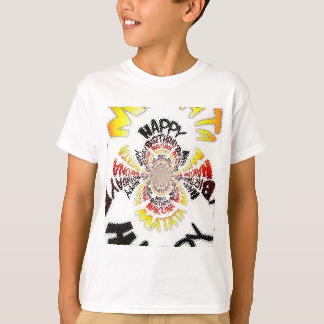 T-shirt Imprimer Anniversaire Kaleidoscope (Devant)
