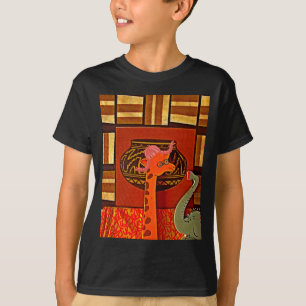 T-shirt Imprimer Casquette Giraffe
