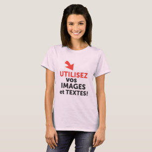 T-shirt Imprimer vos designs en ligne DIY en Français