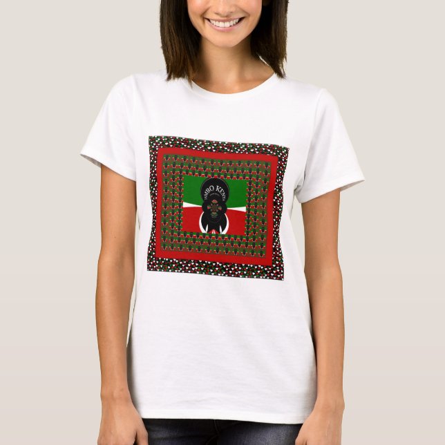 T-shirt Imprimerie d'art Jambo Kenya (Devant)