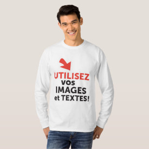 T-shirt Imprimez vos designs en ligne DIY en Français