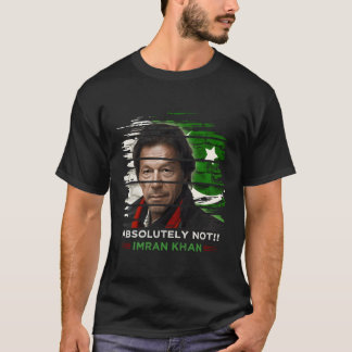T-shirt Imran Khan Absolument Pas De Supporter Pti Pakista