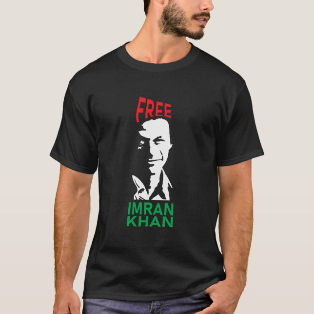 T-shirt Imran Khan Shirt Imran Khan Pti Absolument (Devant)