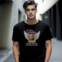 In Love Memory Angel Wings Photo Memorial