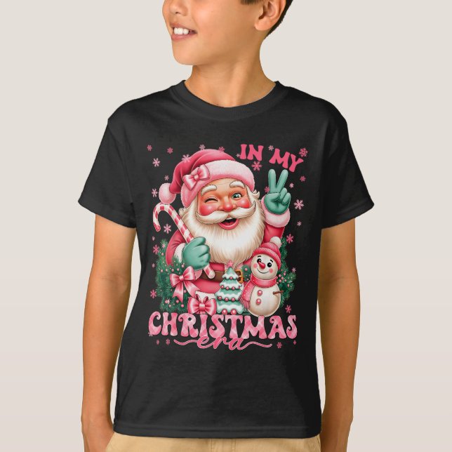 T-shirt In My Christmas Era Nk Santa Snowman Christmas Xma (Devant)