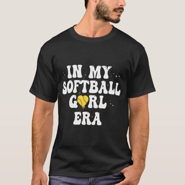 T-shirt IN MY SOFTBALL GORL ERAT-Shirt (Devant)