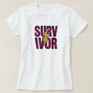 T-shirt In My Survivor Era, Leopard Breast Cancer