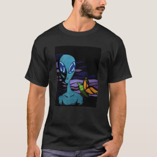 T-shirt In The Ether -Extraterrestrial Alien and bottlefly