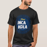 Inca Kola T SHIRT Pérou Golden Kola Bubblegum Crem