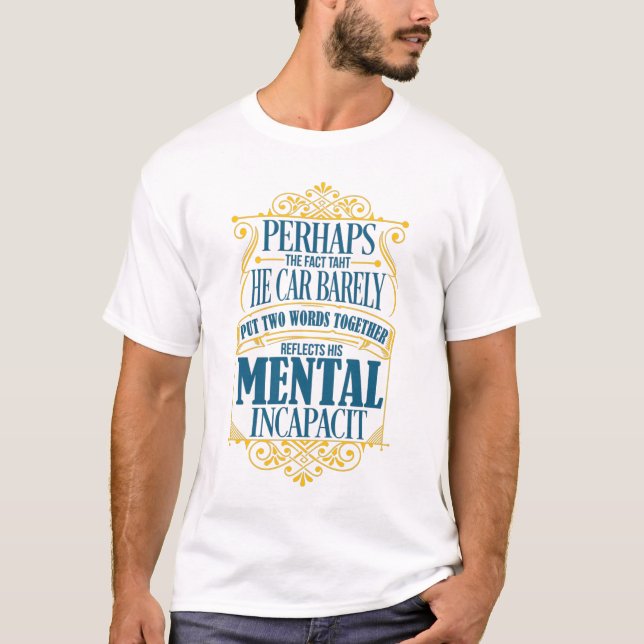 T-shirt incapacit deluxe (Devant)