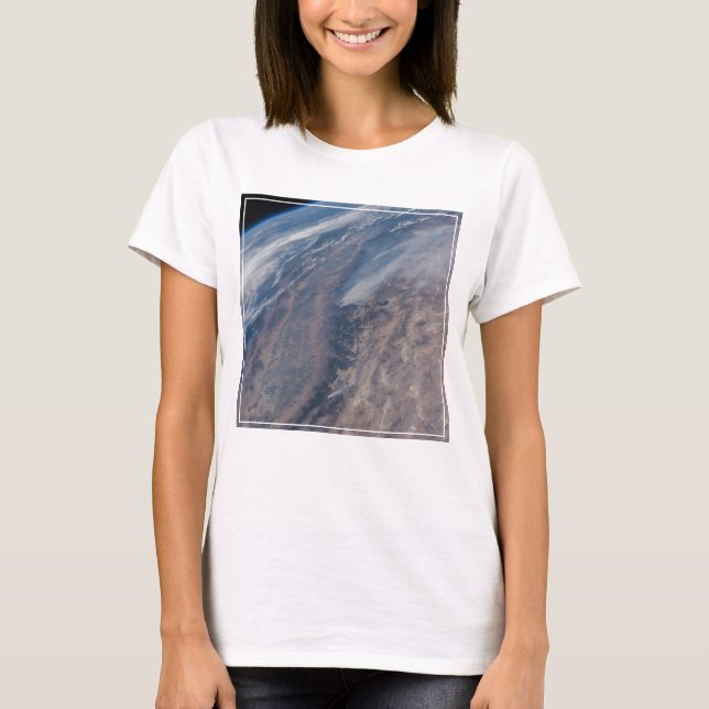 T-shirt Incendie Dans Le Parc National De Yosemite Et La F (Devant)