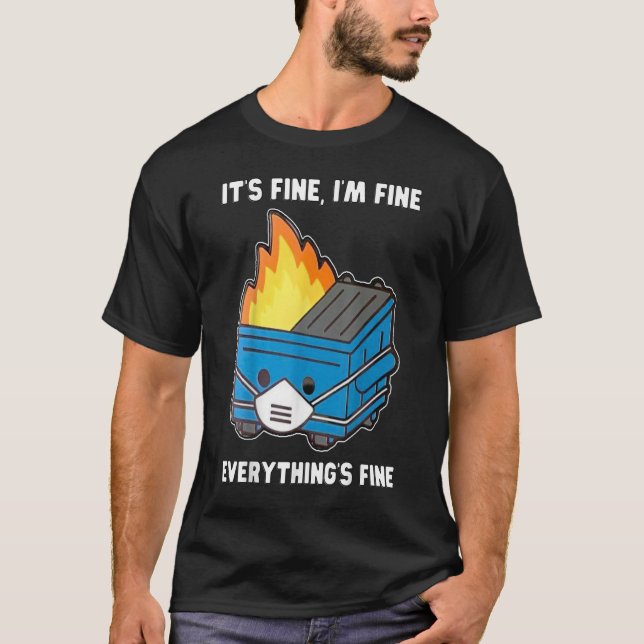T-shirt Incendie de dumping (Devant)