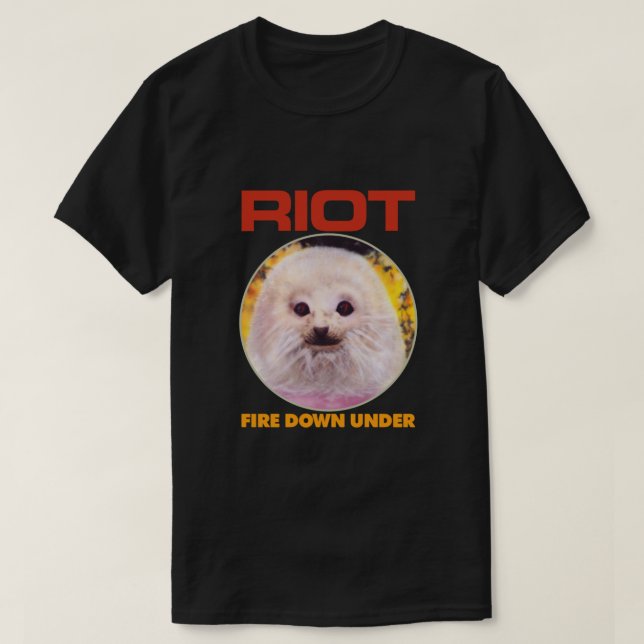 T-shirt Incendie de l'émeute (Design devant)