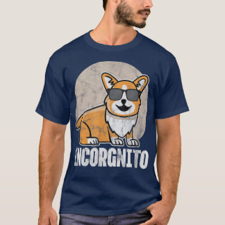 T-shirt Incorgnito Corgi Lunettes de soleil Corgi Lover Ka