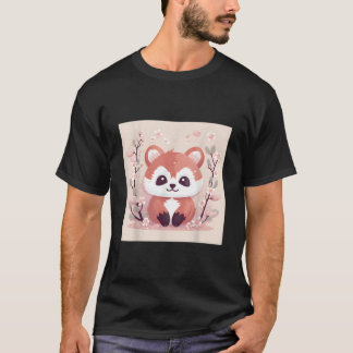 T-shirt Incredible Red Panda And Cherry Blossom Ness