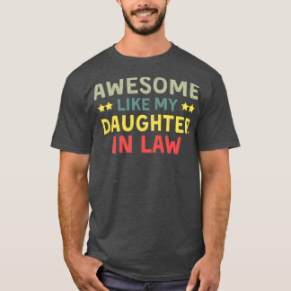 T-shirt Incroyable comme ma belle-fille Amoureux de la fam