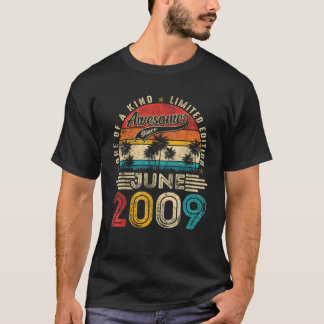 T-shirt Incroyable depuis juin 2009 Vintage Garçons Filles