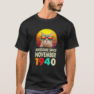 T-shirt Incroyable depuis novembre 1940 Cadeau pour 82 ans