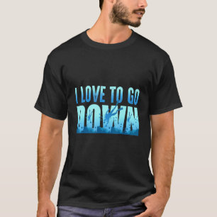 T-shirt Incroyable J'adore Descendre - Conception de Plong