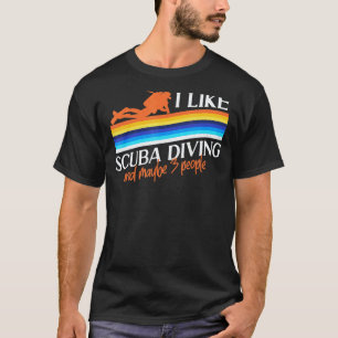 T-shirt Incroyable J'aime la plongée en scaphandre et peut
