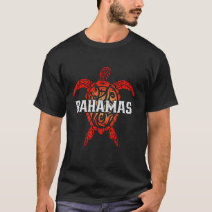 T-shirt Incroyable Tortue de Mer Tribale Bahamas Surfeur P