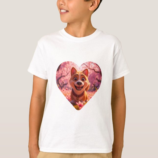 T-shirt Incroyablement photogénique Shiba Inu (Devant)