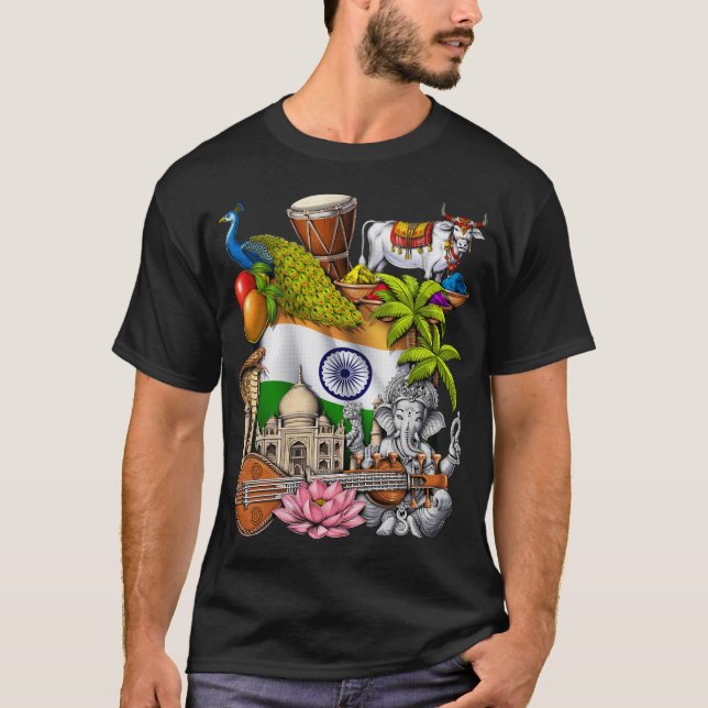 T-shirt Inde (Devant)