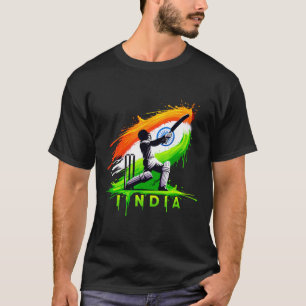 T-shirt Inde Cricket Fan de cricket indien