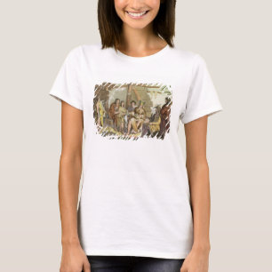 T-shirt Inde trading with La Perouse au Canada (colour