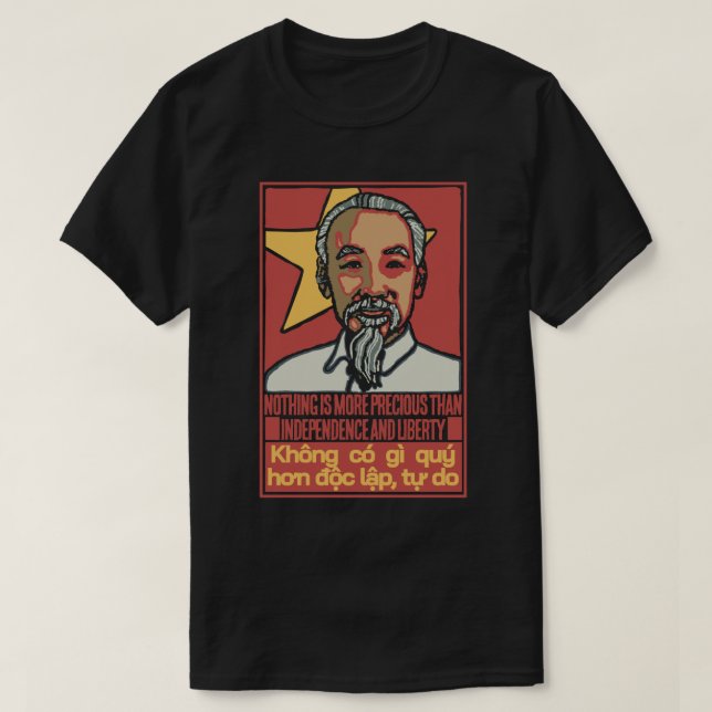 T-SHIRT INDÉPENDANCE ET LIBERTÉ (Design devant)