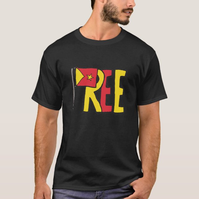 T-shirt Indépendance Tigré Libre (Devant)