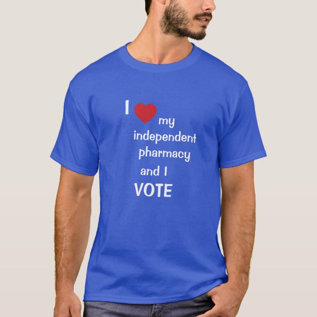 T-shirt indépendant de la pharmacie (Devant)