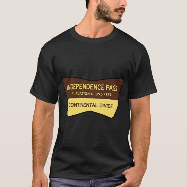 T-shirt Independence Pass Colorado Rocky Mountains � Spiri (Devant)
