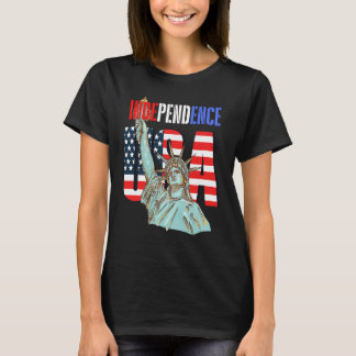 T-shirt Independence USA America Patriotic Statue of Liber